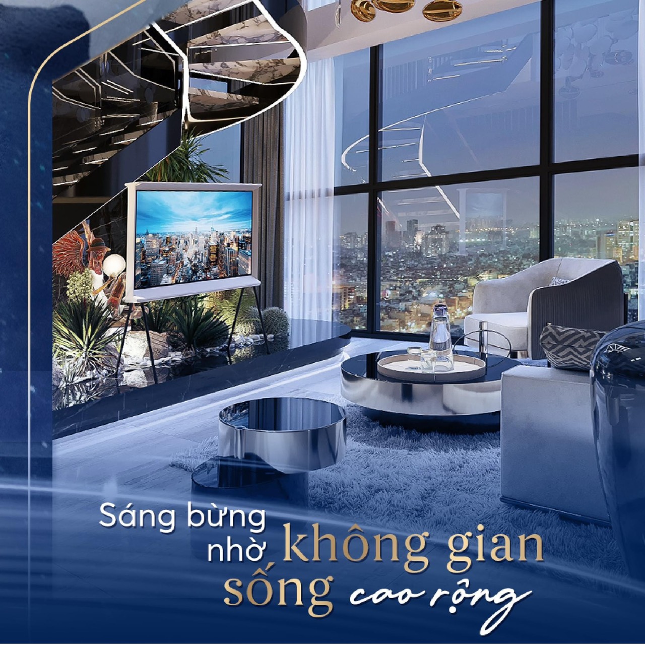 Loại hình Căn hộ Vip Penthouse, Duplex, SkyVilla (Sky Mansions)