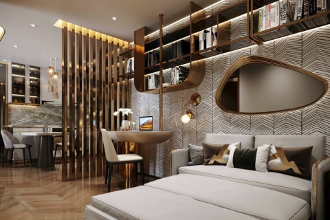 Khám phá căn hộ 1.5 Phòng ngủ tại Diamond crown Hai phong