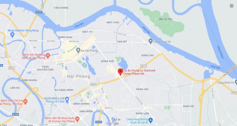 Vị trí Tổ hợp 5 sao Diamond Crown Hải phòng có thuận lợi gì và ưu thế gì