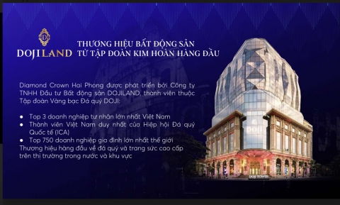 Những lợi thế thu hút nguồn đầu tư mạnh mẽ tại dự án Diamond Crown hải phòng