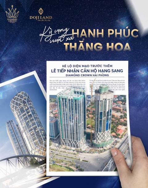 Diện maọ của Diamond Crown Hải Phòng trước thềm đón tân chủ nhân nhận bàn giao